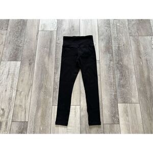 Athleta black elation rib tight leggings size XS